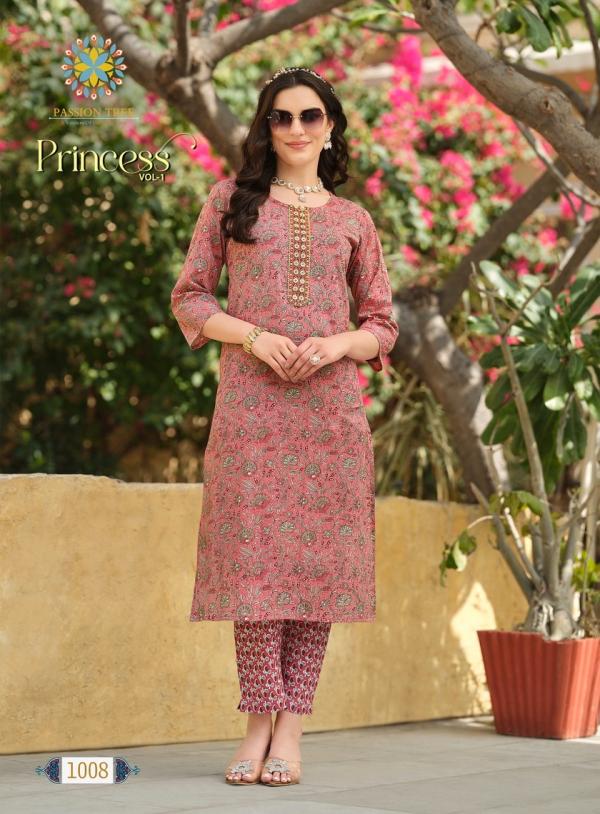 Princess Vol 1 By Passion Tree Cotton Kurti With Bottom Collection